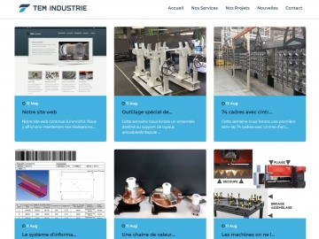 Un nouveau site web pour TEM Industrie